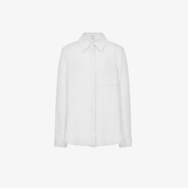 Льняная рубашка Campbell Reiss, белый
Льняная рубашка Campbell Reiss, белый