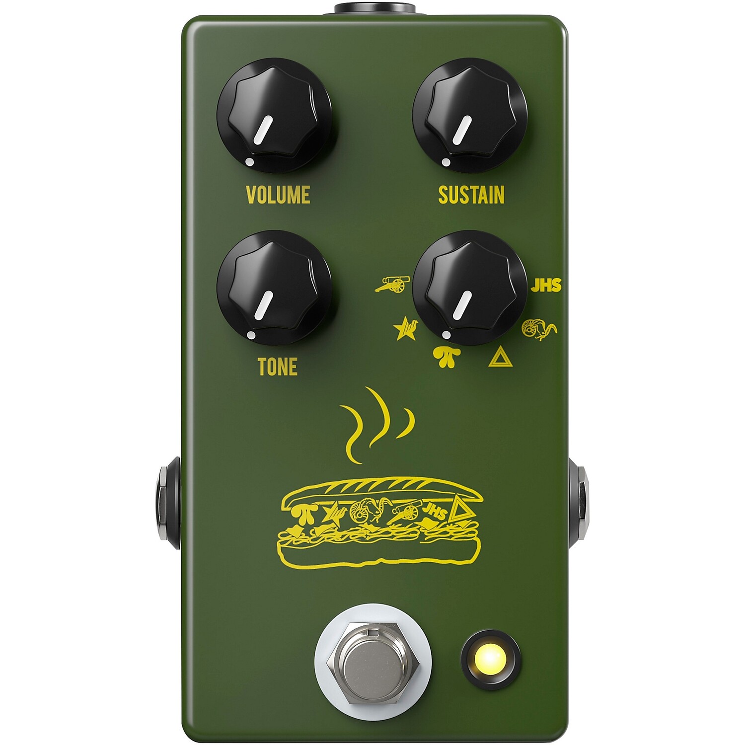 Педали JHS Muffuletta Distortion/Fuzz Педаль эффектов для гитары Army Green JHS Pedals
Педали JHS Muffuletta Distortion/Fuzz Педаль эффектов для гитары Army Green JHS Pedals