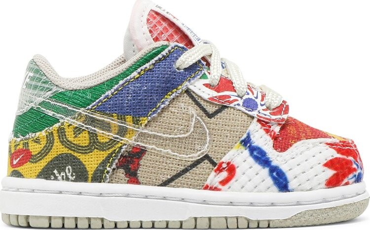 Кроссовки Nike Dunk Low SP TD 'City Market', многоцветный
Кроссовки Nike Dunk Low SP TD 'City Market', многоцветный