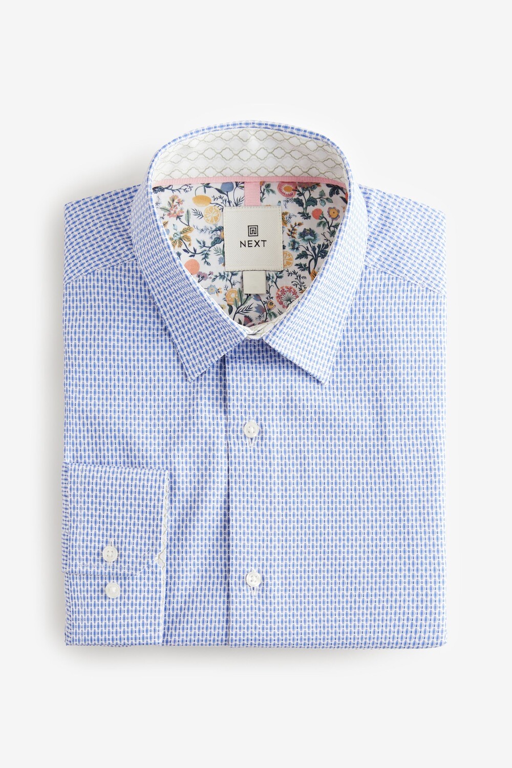 Рубашка обычного кроя с длинным рукавом и одинарной манжетой Next, синий
Рубашка обычного кроя с длинным рукавом и одинарной манжетой Next, синий