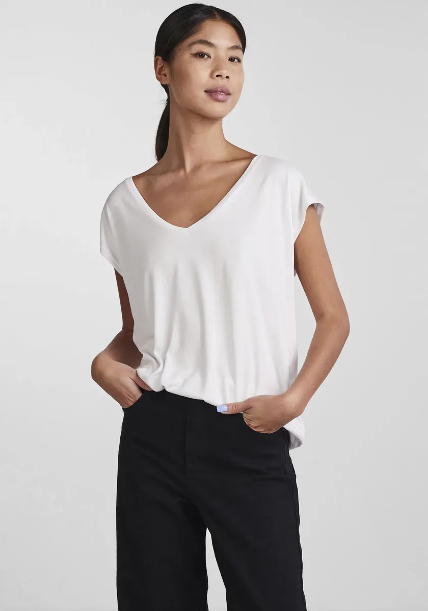 Рубашка с короткими рукавами "PCKAMALA TEE NOOS BC" Pieces, белый
Рубашка с короткими рукавами "PCKAMALA TEE NOOS BC" Pieces, белый