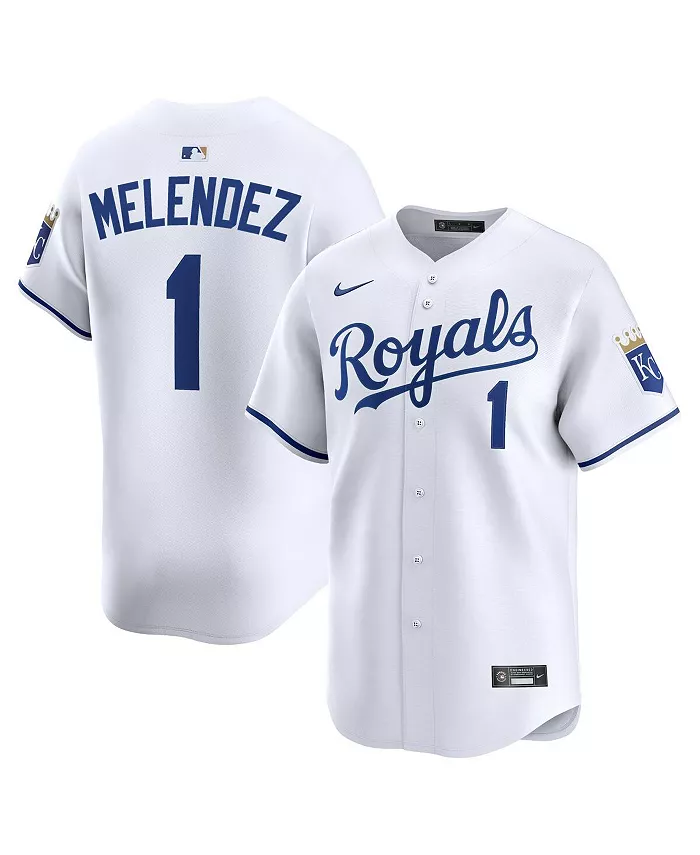Мужская белая ограниченная игровая футболка MJ Melendez Kansas City Royals Home Limited Player Jersey Nike
Мужская белая ограниченная игровая футболка MJ Melendez Kansas City Royals Home Limited Player Jersey Nike