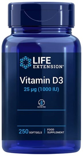 Life Extension, Витамин D3 1000 МЕ, 250 капсул
Life Extension, Витамин D3 1000 МЕ, 250 капсул