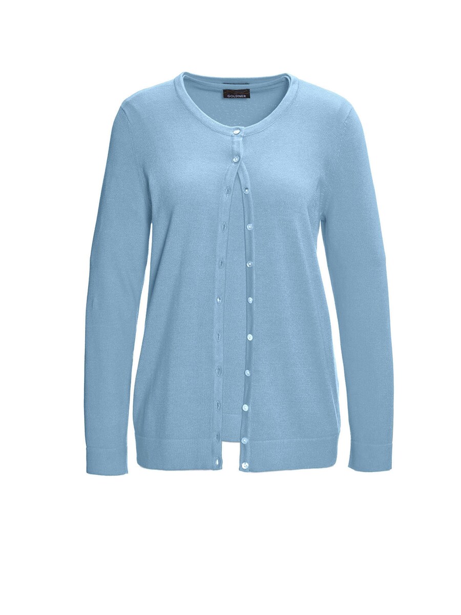 Вязаный кардиган Goldner, небесно-голубой
Вязаный кардиган Goldner, небесно-голубой