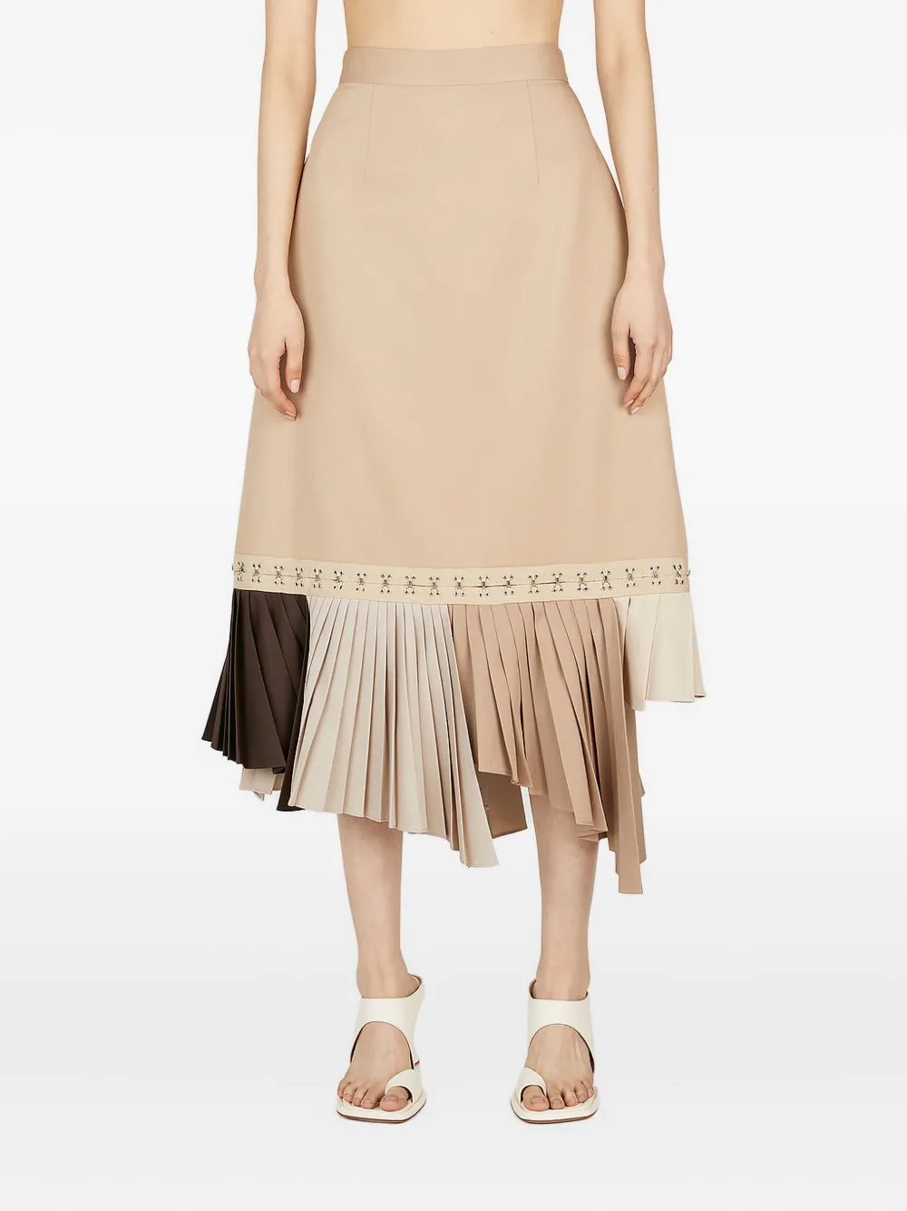 Декорированная юбка с плиссировкой Rokh, нейтральный
Декорированная юбка с плиссировкой Rokh, нейтральный