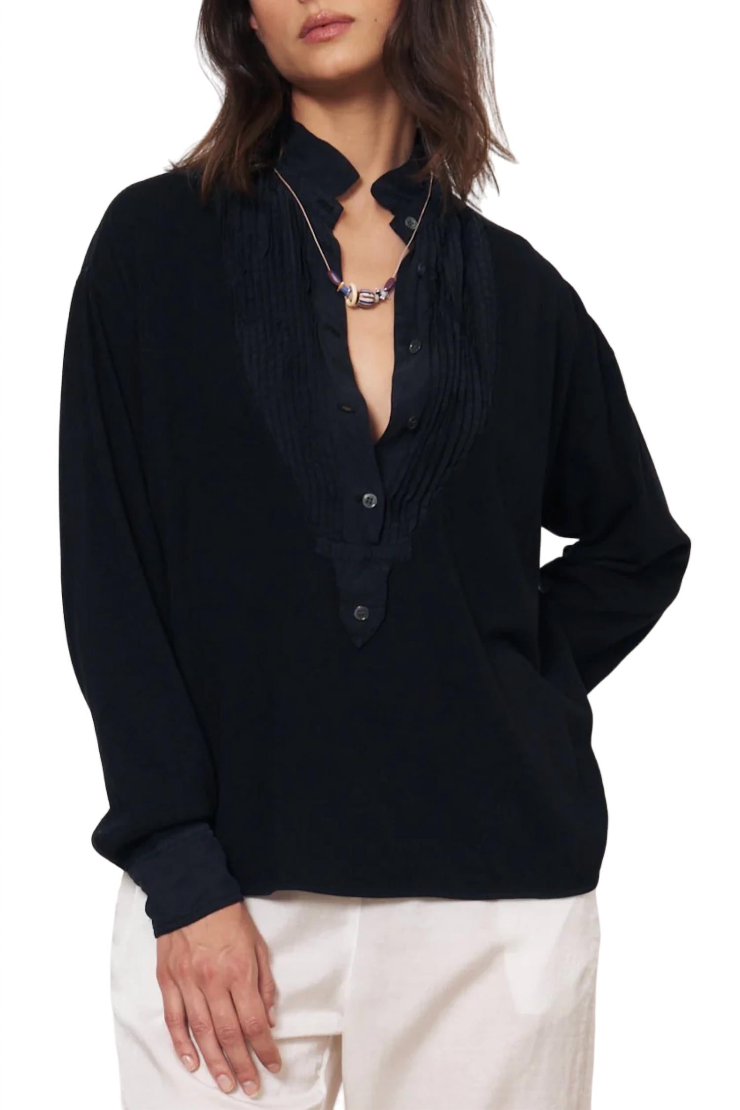 Топ Игбо в черном цвете Raquel Allegra
Топ Игбо в черном цвете Raquel Allegra