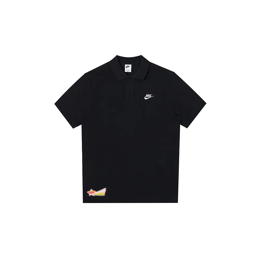 Рубашка поло унисекс черная Nike, черный
Рубашка поло унисекс черная Nike, черный