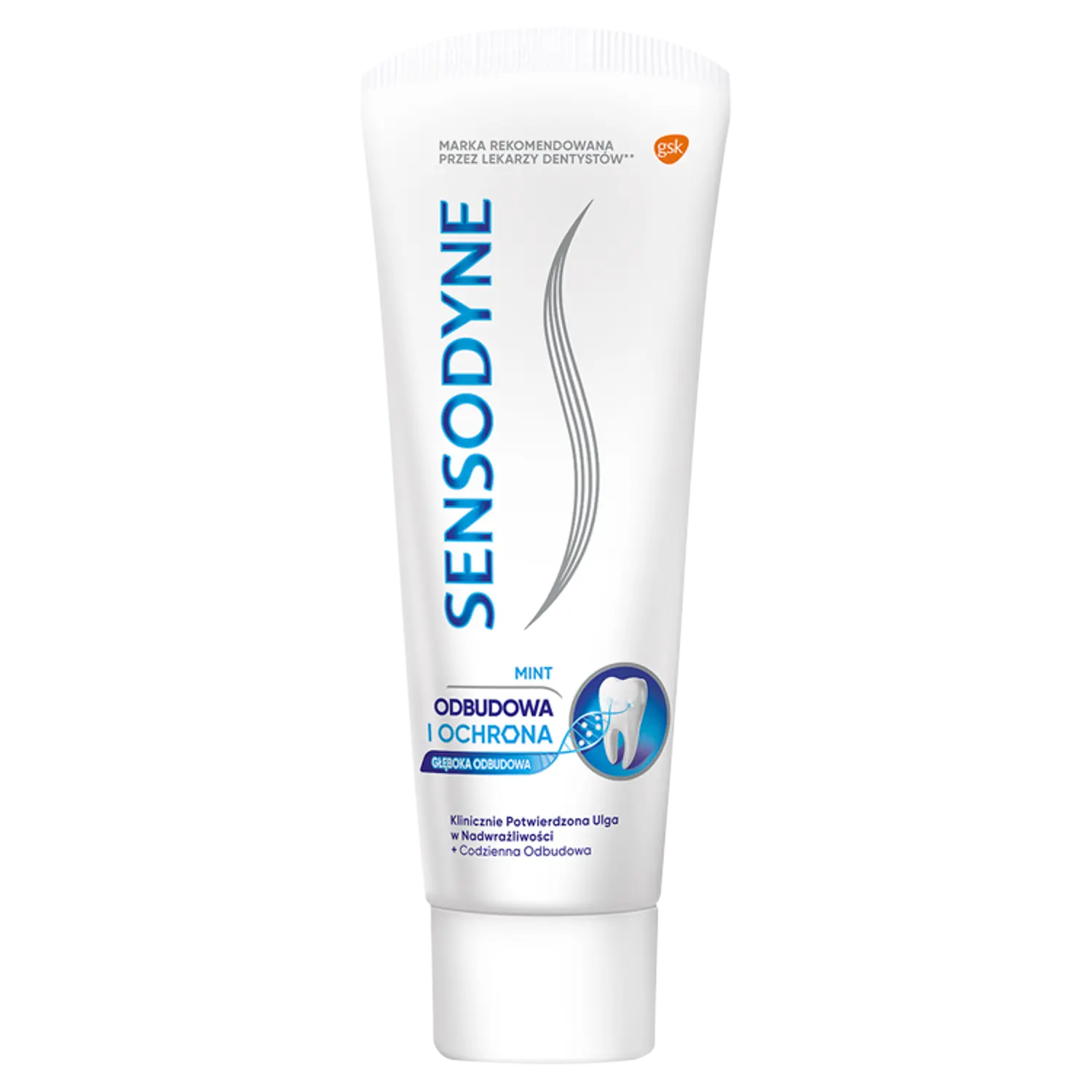 Sensodyne Odbudowa i ochrona зубная паста освежающая, против повышенной чувствительности, реминерализирующая, 75 мл
Sensodyne Odbudowa i ochrona зубная паста освежающая, против повышенной чувствительности, реминерализирующая, 75 мл
