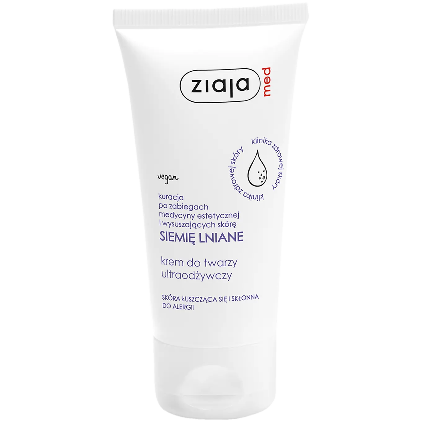 Ziaja med Siemię Lniane ультрапитательный крем для лица, 50 мл
Ziaja med Siemię Lniane ультрапитательный крем для лица, 50 мл