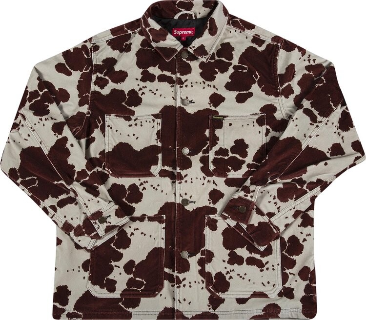 Пальто Supreme Velvet Chore Coat 'Cow', разноцветный, Серый, Пальто Supreme Velvet Chore Coat 'Cow', разноцветный
Пальто Supreme Velvet Chore Coat 'Cow', разноцветный, Серый, Пальто Supreme Velvet Chore Coat 'Cow', разноцветный