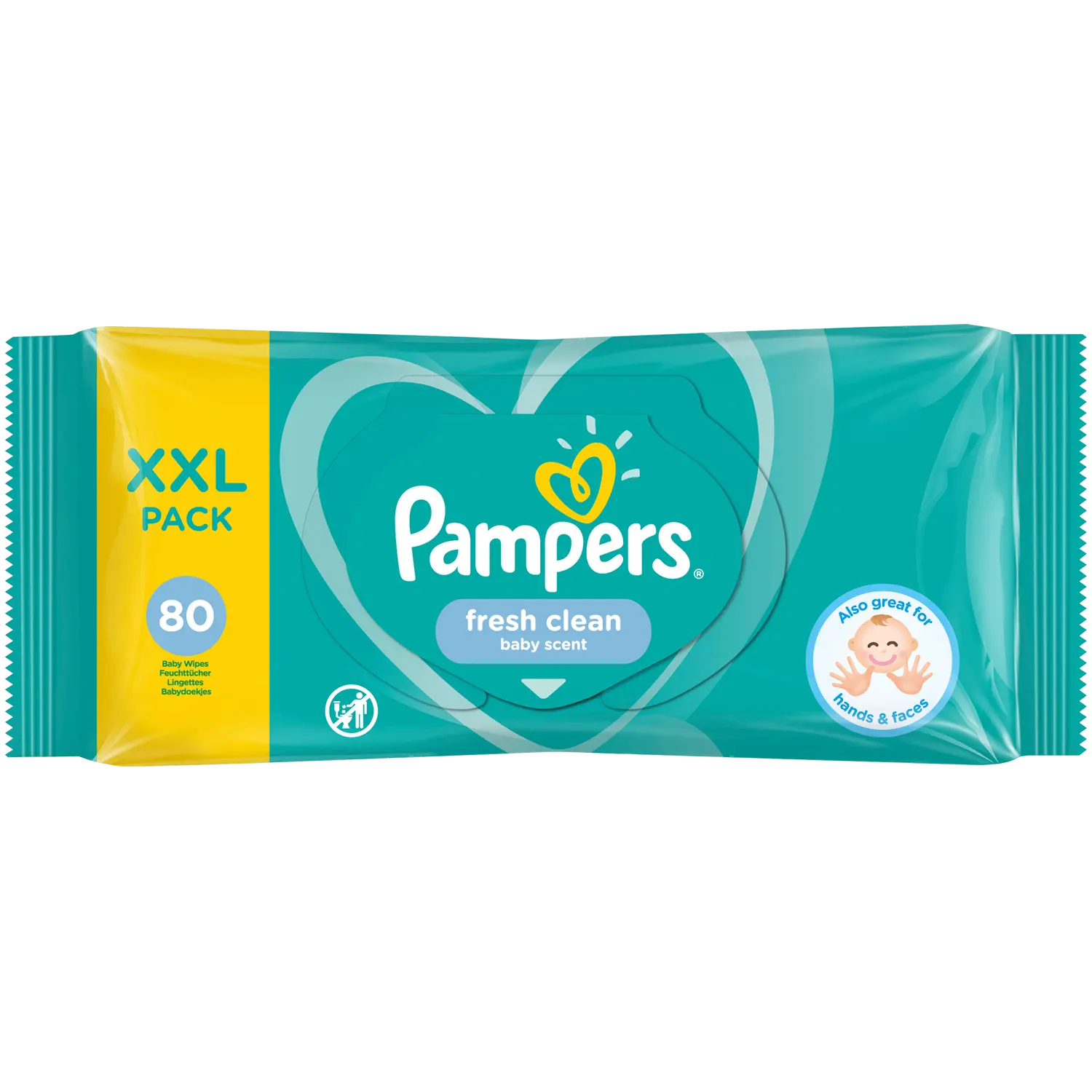 Pampers Fresh Clean влажные салфетки, 80 шт/уп.
Pampers Fresh Clean влажные салфетки, 80 шт/уп.