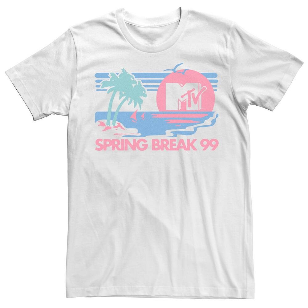 Мужская футболка MTV Retro Pastel Spring Break '99 с короткими рукавами Licensed Character, белый
Мужская футболка MTV Retro Pastel Spring Break '99 с короткими рукавами Licensed Character, белый