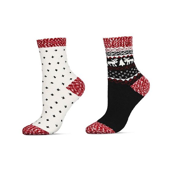 2 пары женских носков Fairisle Border Cloud Soft Crew Memoi, Ivory
2 пары женских носков Fairisle Border Cloud Soft Crew Memoi, Ivory