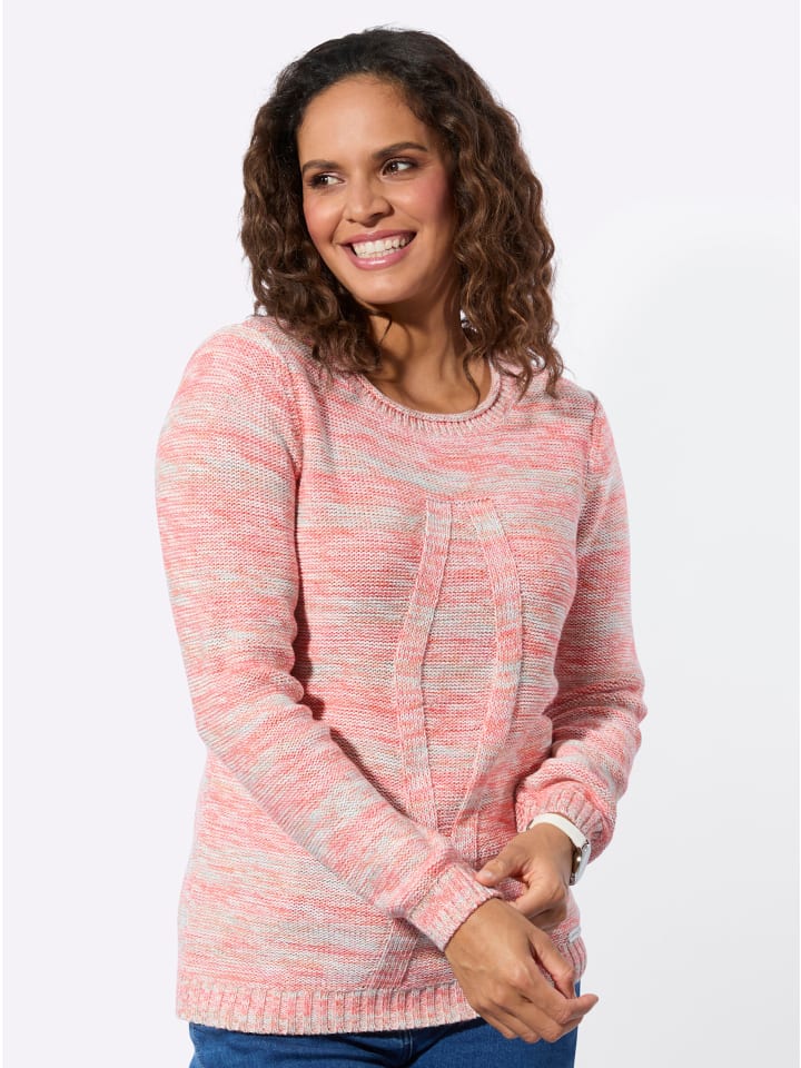 Свитер с круглым вырезом в меланжевом цвете фламинго-экрю WITT WEIDEN
Свитер с круглым вырезом в меланжевом цвете фламинго-экрю WITT WEIDEN