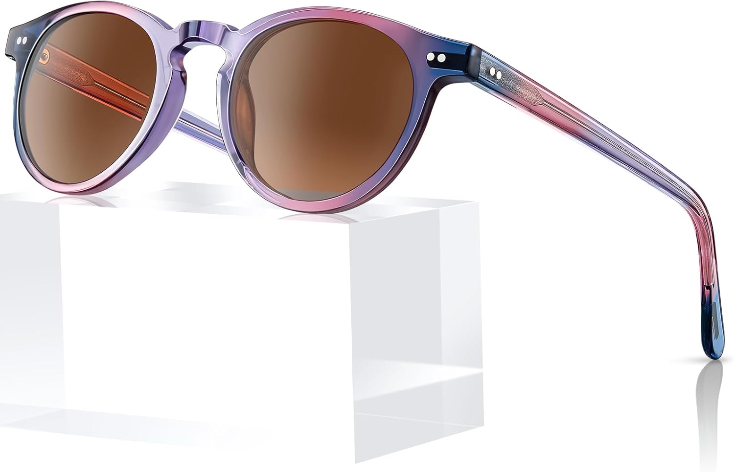 Солнцезащитные очки AVAWAY для женщин и мужчин, маленькие, поляризованные, с круглой оправой из ацетата, защита от УФ-излучения UV400, для вождения, отдыха, летних прогулок, A9: Iris Pink / Brown Lens
Солнцезащитные очки AVAWAY для женщин и мужчин, маленькие, поляризованные, с круглой оправой из ацетата, защита от УФ-излучения UV400, для вождения, отдыха, летних прогулок, A9: Iris Pink / Brown Lens