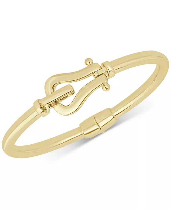 Браслет-Подкова с крючком из стерлингового серебра с 14-каратным золотом Italian Gold, gold
Браслет-Подкова с крючком из стерлингового серебра с 14-каратным золотом Italian Gold, gold