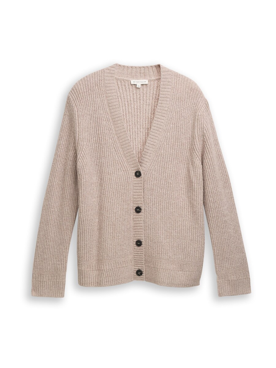 Вязаный кардиган Tom Tailor Women +, серо-коричневый
Вязаный кардиган Tom Tailor Women +, серо-коричневый