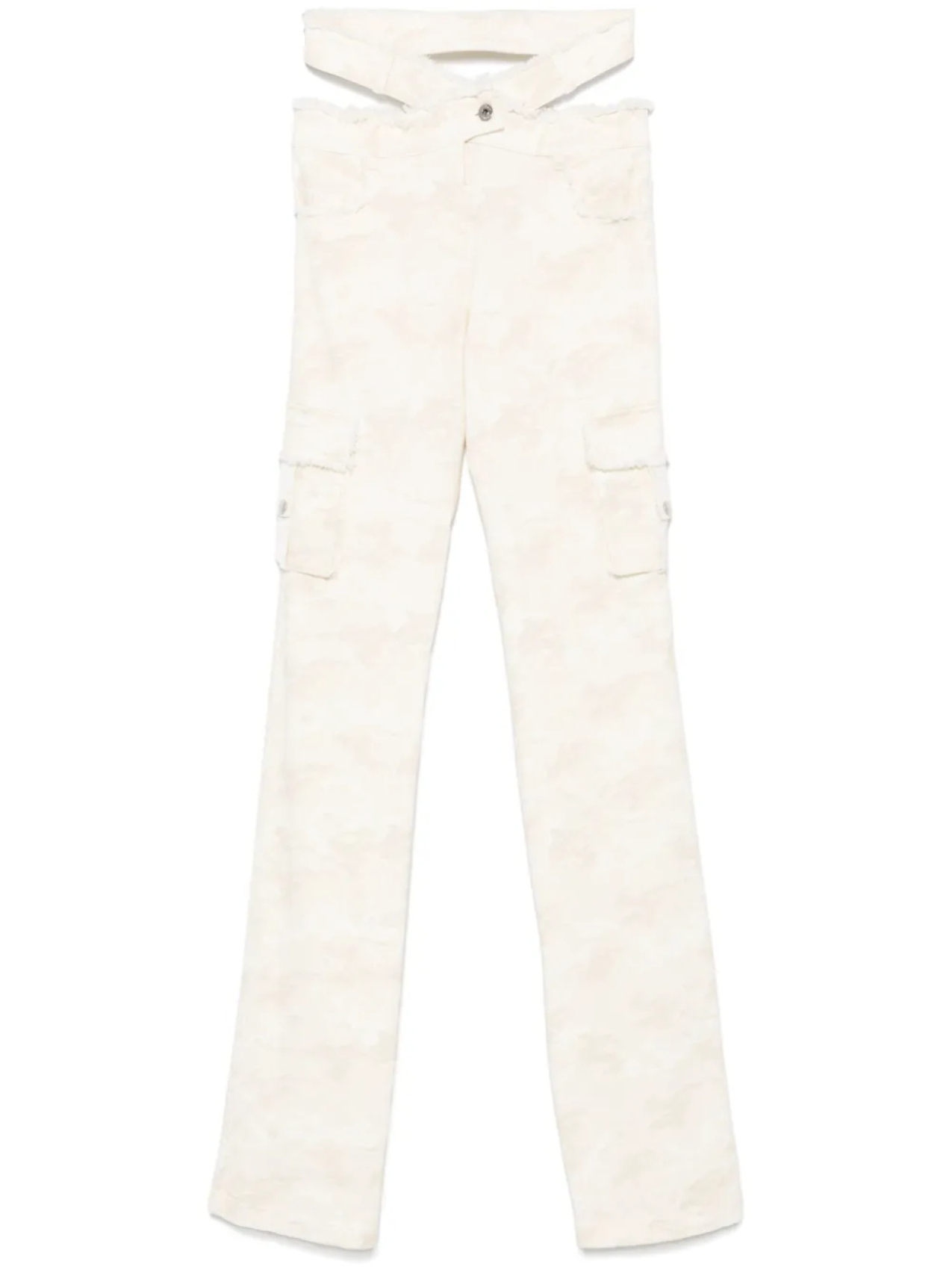 Брюки с камуфляжным узором Off-White с поясом, нейтральный
Брюки с камуфляжным узором Off-White с поясом, нейтральный