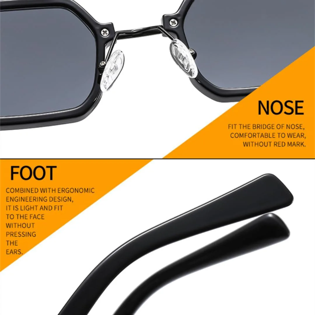 Женские солнцезащитные очки в стиле панк, двухцветные, с защитой от УФ-излучения, мужские солнцезащитные очки с градиентным покрытием SZVVBKK, Green Green Tea
Женские солнцезащитные очки в стиле панк, двухцветные, с защитой от УФ-излучения, мужские солнцезащитные очки с градиентным покрытием SZVVBKK, Green Green Tea