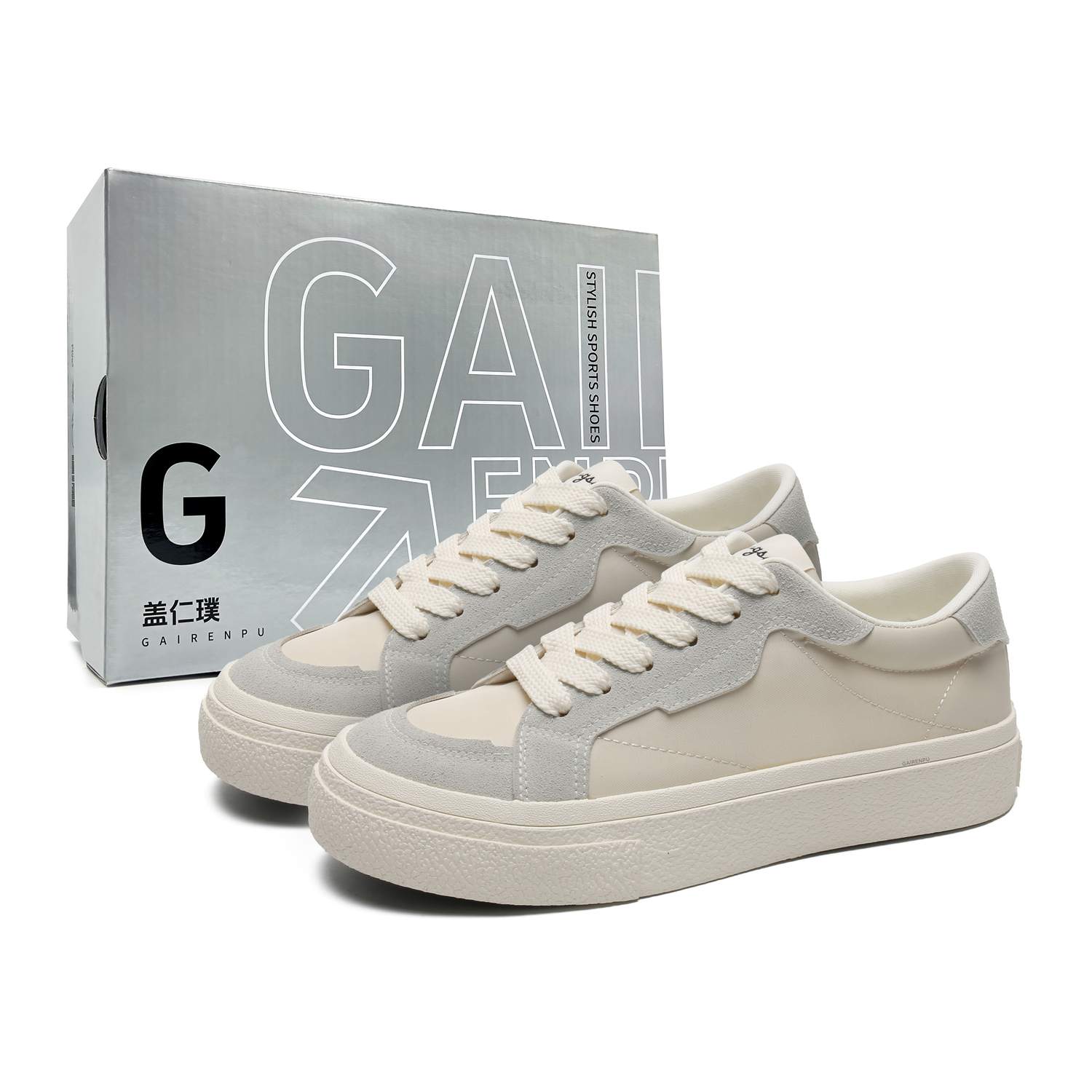 Gai Renpu Антискользящие и износостойкие дышащие низкие скейтерские кроссовки мужские - бежевая коробка, цвет Beige Box
Gai Renpu Антискользящие и износостойкие дышащие низкие скейтерские кроссовки мужские - бежевая коробка, цвет Beige Box