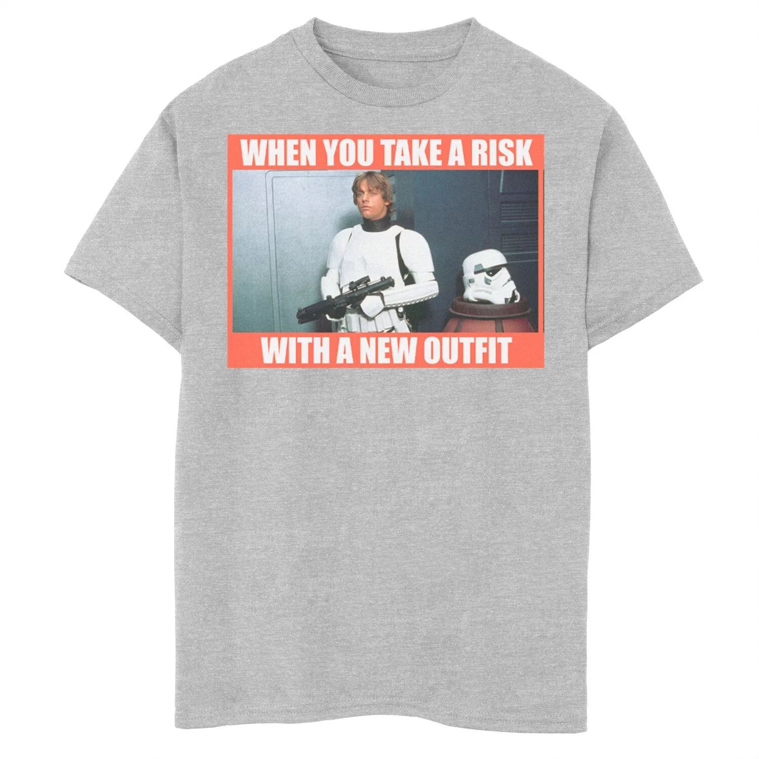 Футболка с рисунком «Люк из «Звездных войн» для мальчиков 8–20 лет, когда ты рискуешь купить новый наряд» Star Wars
Футболка с рисунком «Люк из «Звездных войн» для мальчиков 8–20 лет, когда ты рискуешь купить новый наряд» Star Wars