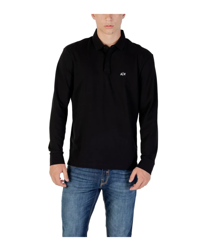 Рубашка-Поло с длинными рукавами Armani Exchange, черный
Рубашка-Поло с длинными рукавами Armani Exchange, черный