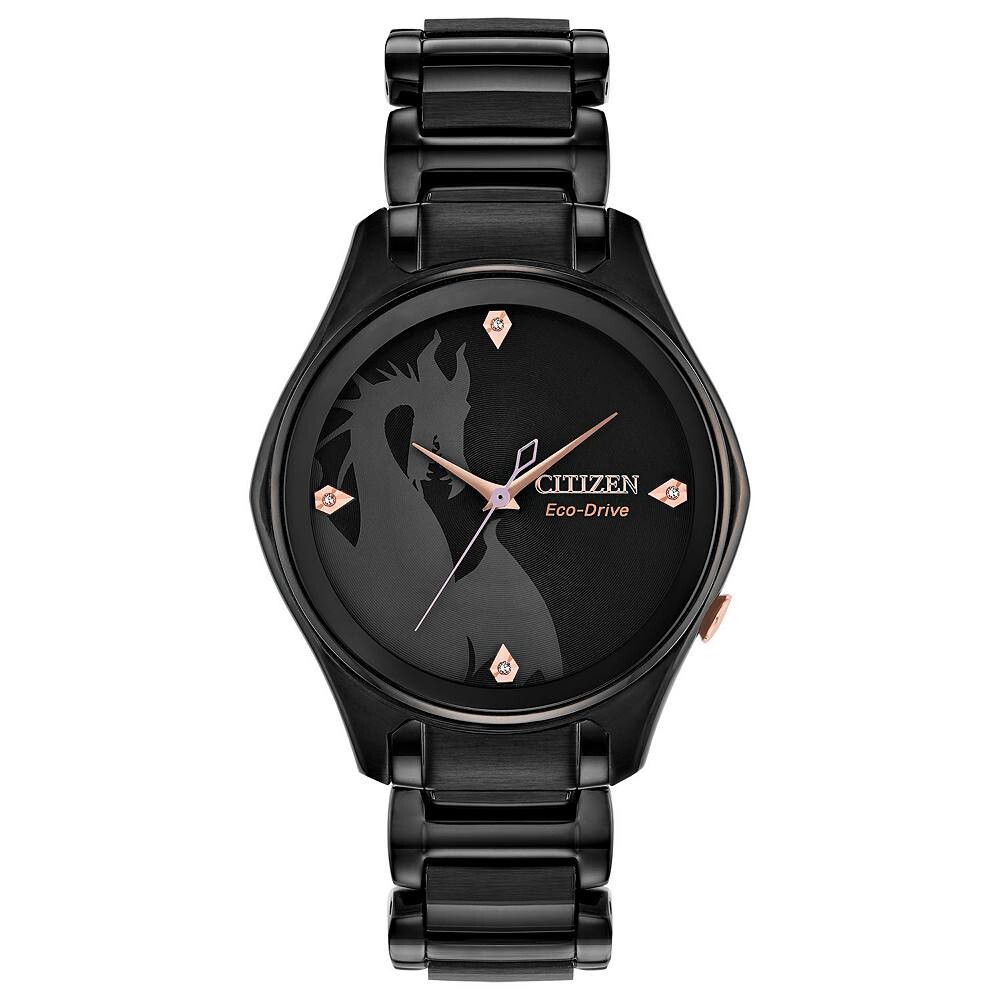 Женские часы Disney's Sleeping Beauty Maleficent с силуэтом дракона от Citizen - EM0595-51W, черный
Женские часы Disney's Sleeping Beauty Maleficent с силуэтом дракона от Citizen - EM0595-51W, черный