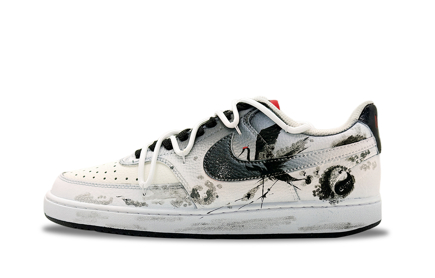 Nike Court Vision 1 SEVEN Crane Retreat износостойкие и легкие низкие кроссовки для скейтбординга мужские черно-белые
Nike Court Vision 1 SEVEN Crane Retreat износостойкие и легкие низкие кроссовки для скейтбординга мужские черно-белые
