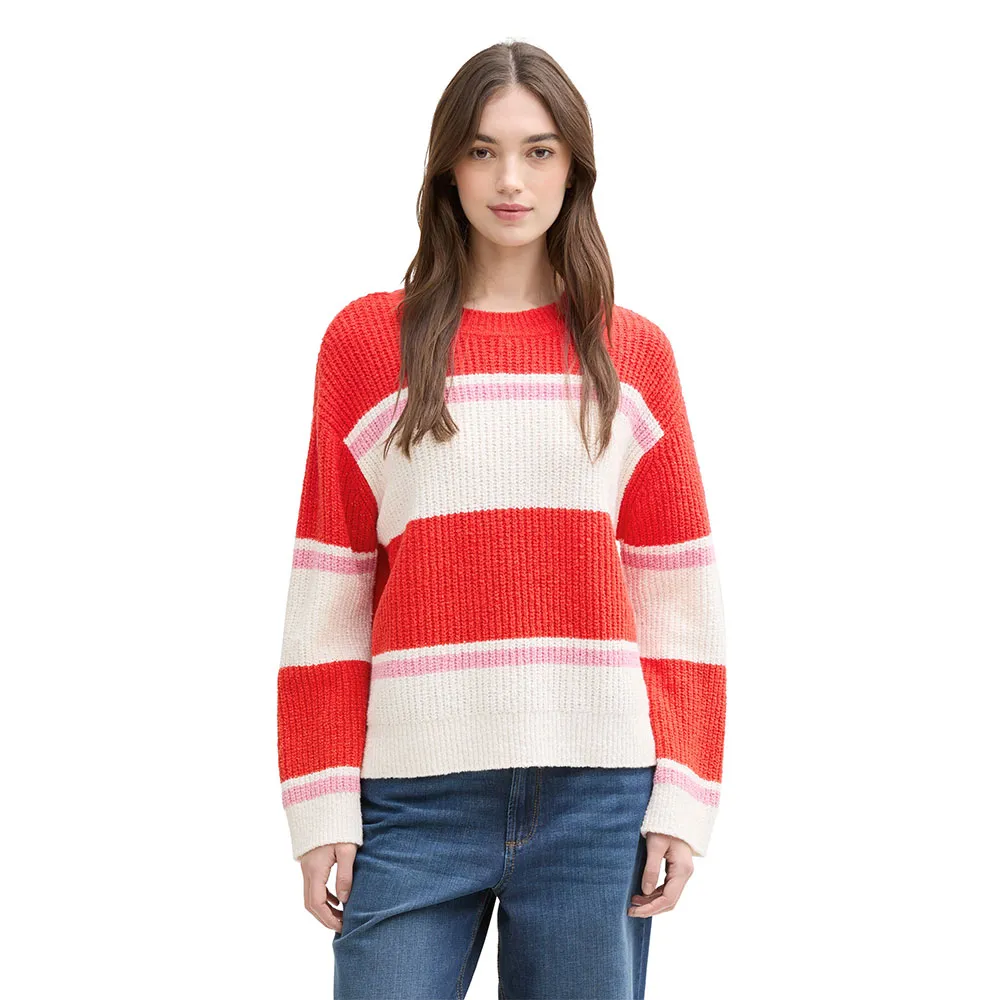 Толстовка Tom Tailor Structured Striped, красный
Толстовка Tom Tailor Structured Striped, красный