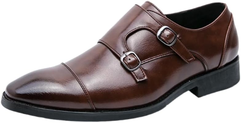 Мужские оксфорды, удобные и дышащие из искусственной кожи, повседневные модные деловые туфли с заостренным носком Hoalox, коричневый
Мужские оксфорды, удобные и дышащие из искусственной кожи, повседневные модные деловые туфли с заостренным носком Hoalox, коричневый