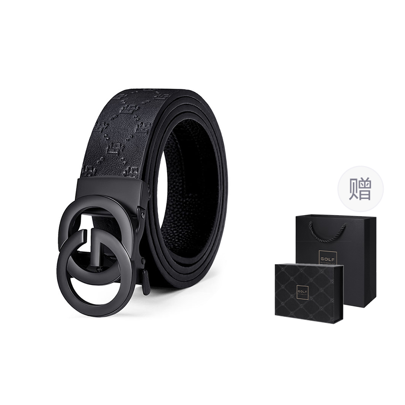 GOLF Ремень из натуральной кожи с автоматической пряжкой, Mist Black Style 2 (Upgraded Box Included)
GOLF Ремень из натуральной кожи с автоматической пряжкой, Mist Black Style 2 (Upgraded Box Included)