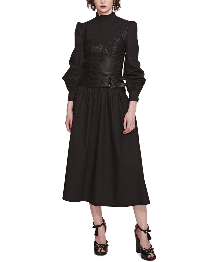 Платье миди Marchesa Notte, черный
Платье миди Marchesa Notte, черный