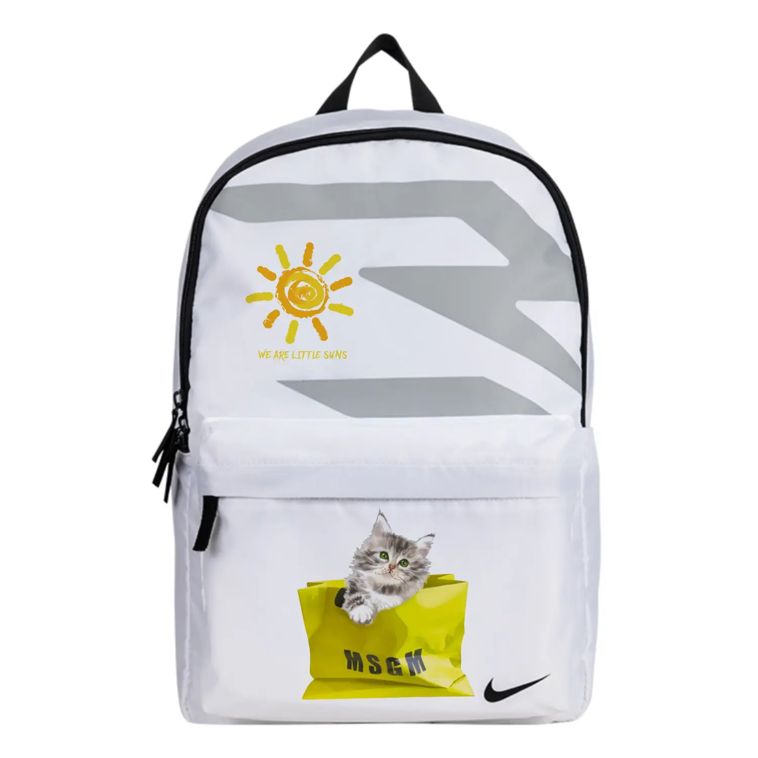 Nike Полиэстеровый рюкзак унисекс белый, Msgm
Nike Полиэстеровый рюкзак унисекс белый, Msgm