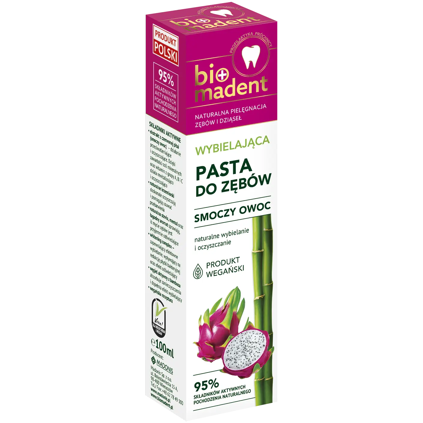 Bio Madent зубная паста, 100 мл
Bio Madent зубная паста, 100 мл