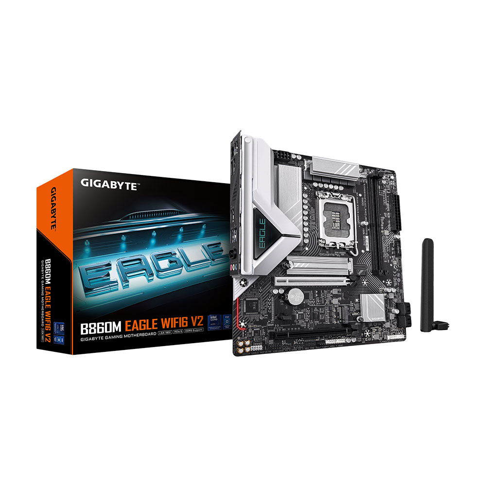 Материнская плата Gigabyte B860M Eagle WIFI6 V2, LGA1851, DDR5, Wi-Fi
Материнская плата Gigabyte B860M Eagle WIFI6 V2, LGA1851, DDR5, Wi-Fi