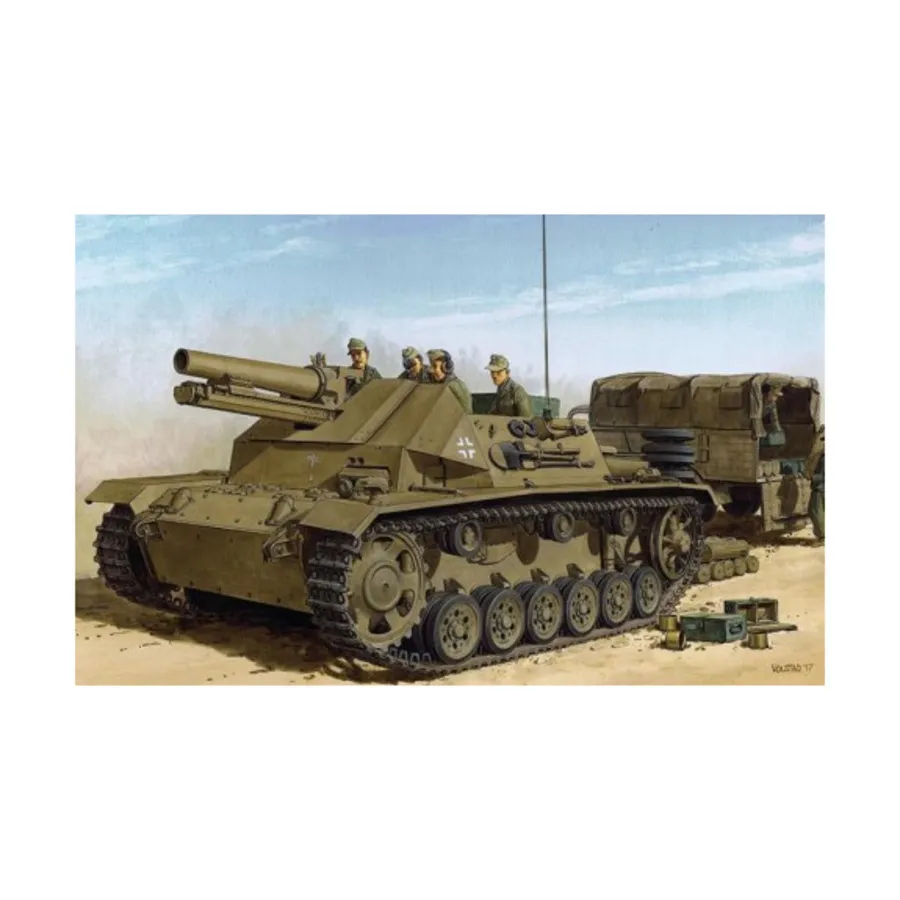 ДАК 15см sIG33 на танке Fgst.Pz.III, Dragon Models - '39 to '45 Series - Germany (1:35)
ДАК 15см sIG33 на танке Fgst.Pz.III, Dragon Models - '39 to '45 Series - Germany (1:35)