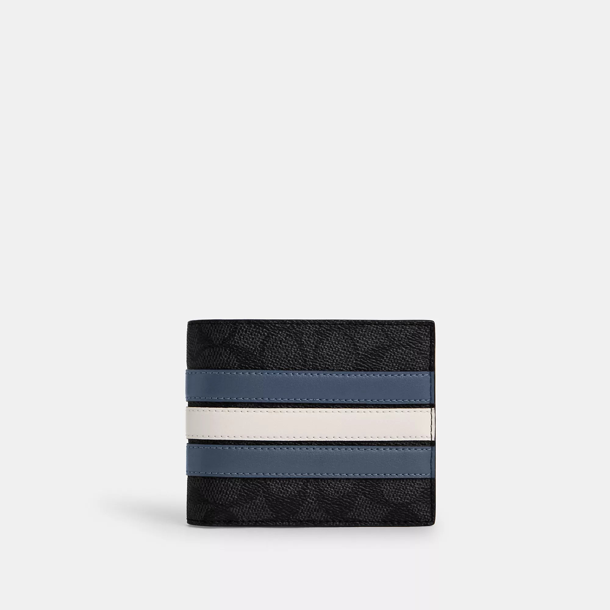 Кошелек Coach Outlet 3 в 1 из фирменной ткани с университетскими полосками, цвет charcoal/denim/chalk
Кошелек Coach Outlet 3 в 1 из фирменной ткани с университетскими полосками, цвет charcoal/denim/chalk