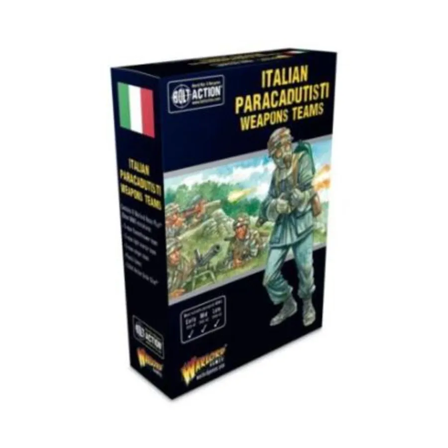 Итальянские оружейные команды паракадутистов, Bolt Action - Italian (28mm)
Итальянские оружейные команды паракадутистов, Bolt Action - Italian (28mm)