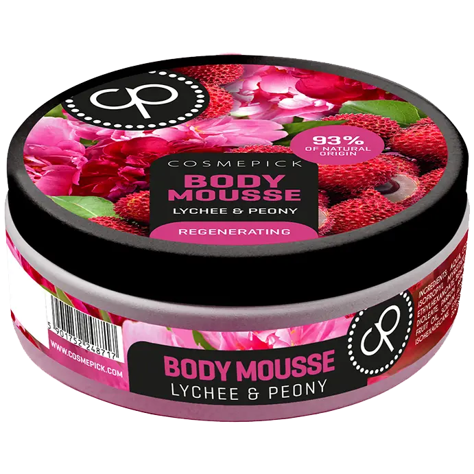 Cosmepick Lychee&Peony мусс для тела, 200 мл
Cosmepick Lychee&Peony мусс для тела, 200 мл