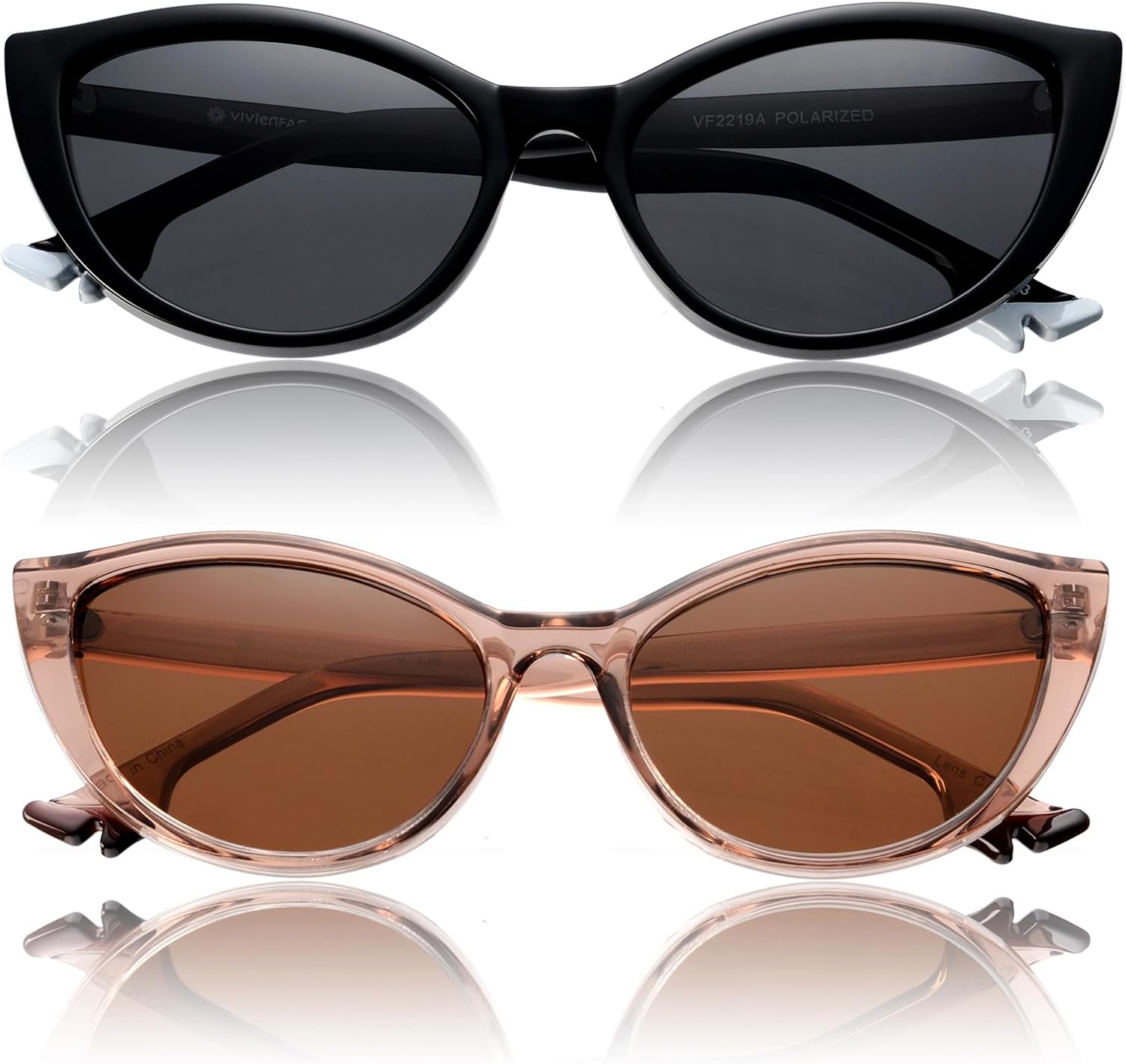 Поляризованные солнцезащитные очки «кошачий глаз» для женщин, модные, 2026 год, ретро-очки с узким оправой «кошачий глаз», защита от УФ-излучения, маленькие, модель VF2219 VIVIENFANG, Purple & Blue
Поляризованные солнцезащитные очки «кошачий глаз» для женщин, модные, 2026 год, ретро-очки с узким оправой «кошачий глаз», защита от УФ-излучения, маленькие, модель VF2219 VIVIENFANG, Purple & Blue