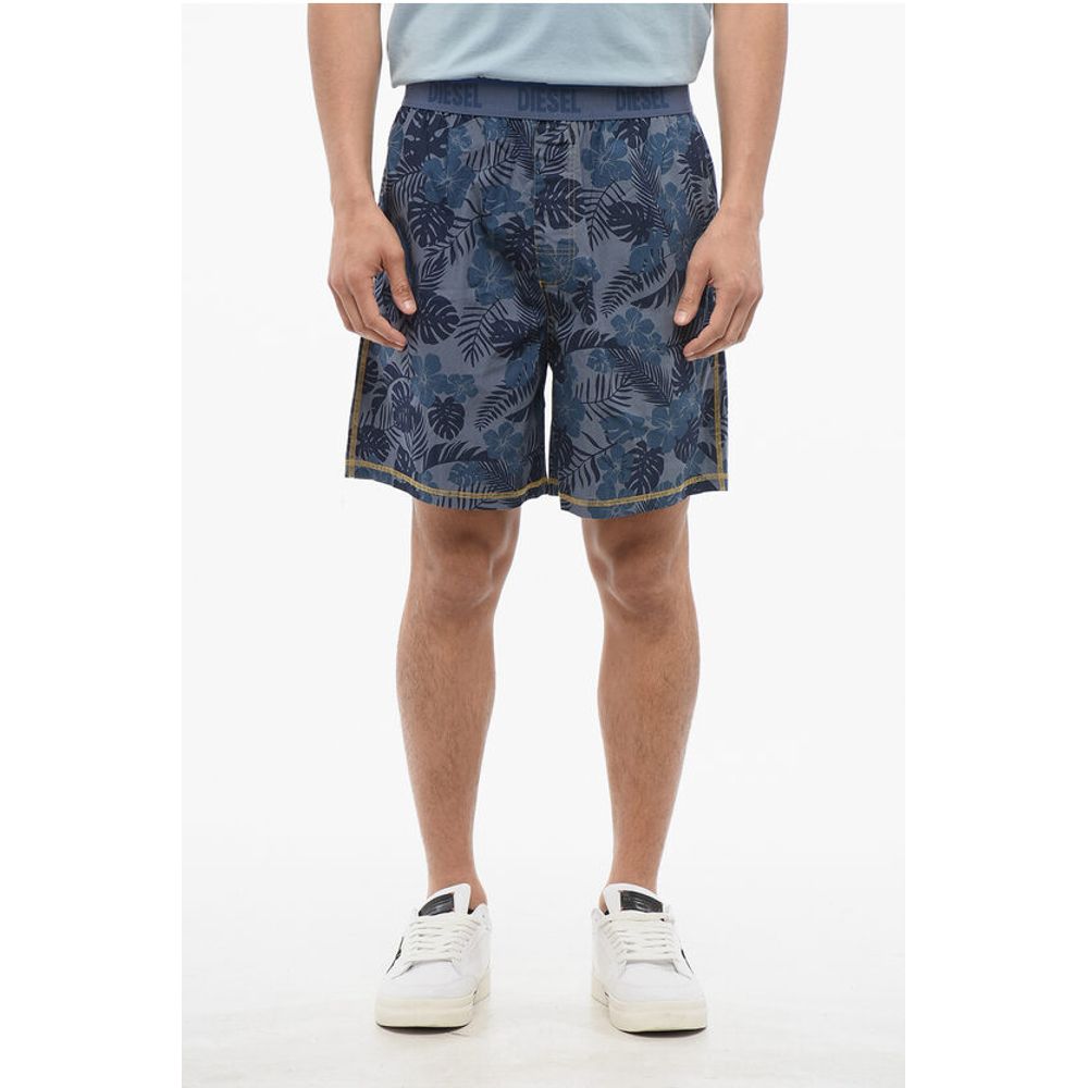 Легкие хлопковые шорты с растительным мотивом и эластичной резинкой с логотипом Diesel, Blue
Легкие хлопковые шорты с растительным мотивом и эластичной резинкой с логотипом Diesel, Blue