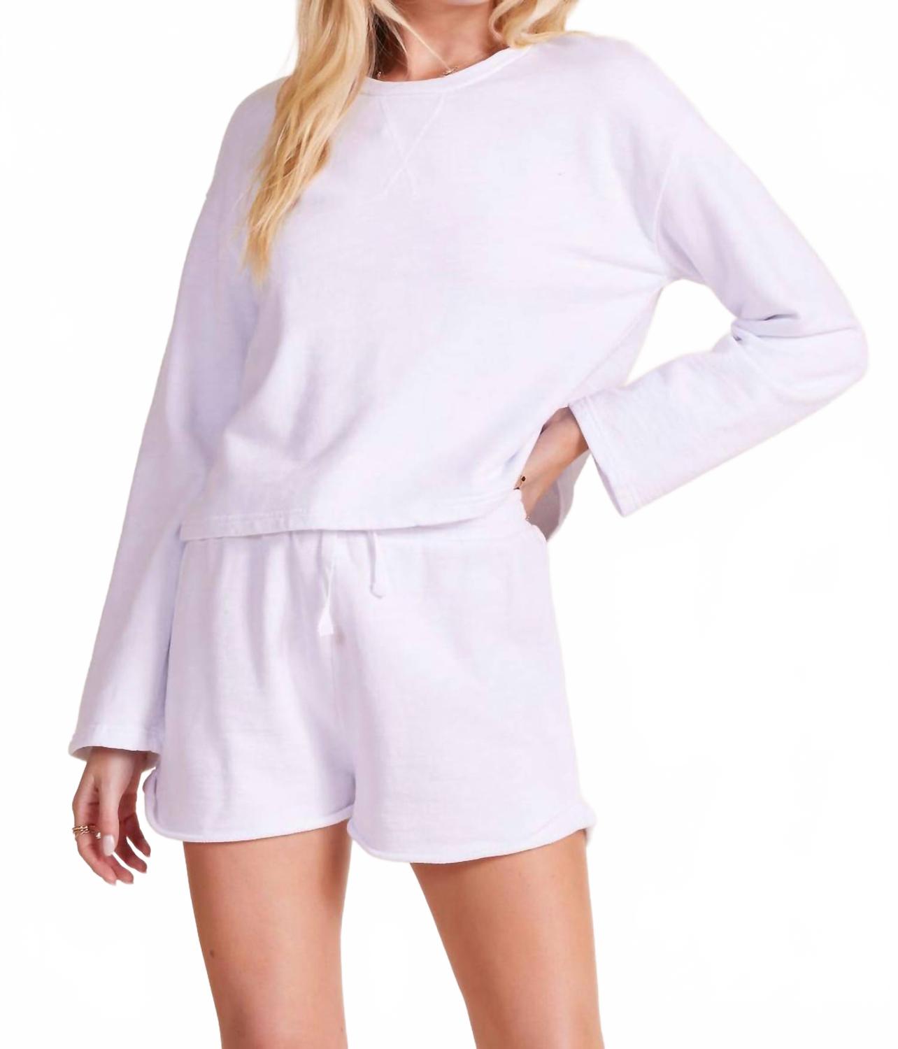 Белая оверсайз свитшот с широкими рукавами Bobi
Белая оверсайз свитшот с широкими рукавами Bobi