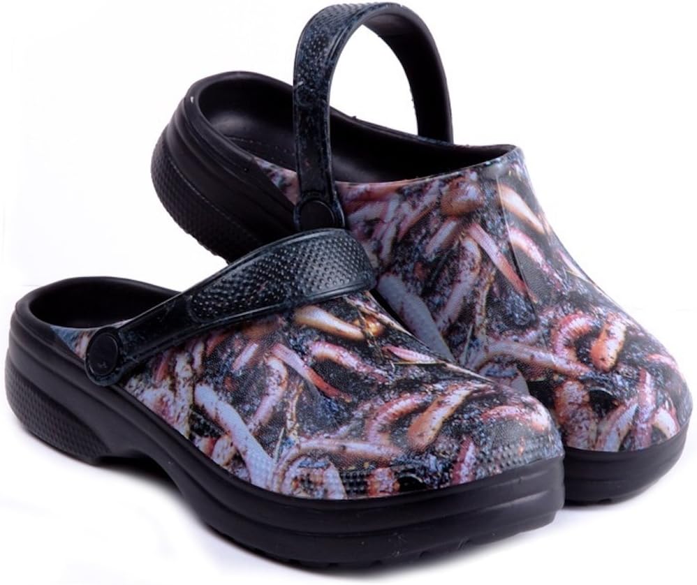 Детские водонепроницаемые садовые сабо премиум-класса с дизайном «Червячки» Backdoorshoes, черный
Детские водонепроницаемые садовые сабо премиум-класса с дизайном «Червячки» Backdoorshoes, черный