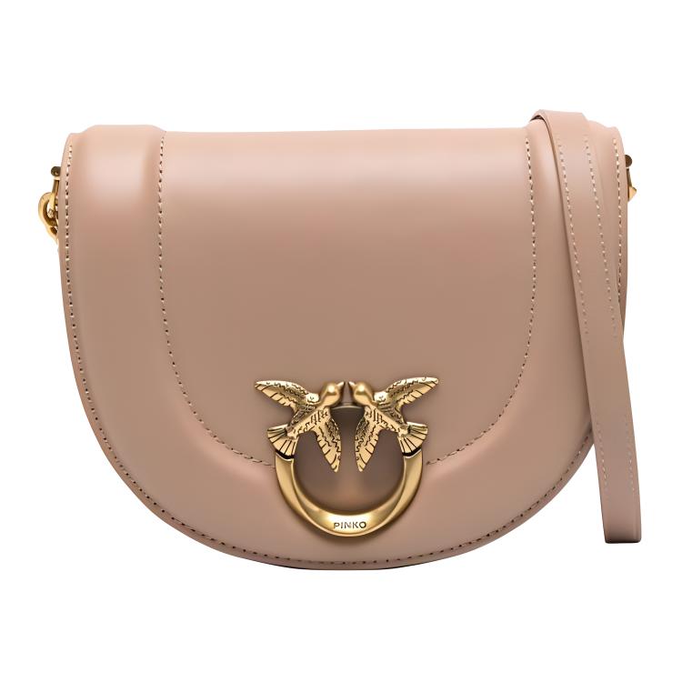 PINKO Женская бежевая сумка через плечо из телячьей кожи
PINKO Женская бежевая сумка через плечо из телячьей кожи