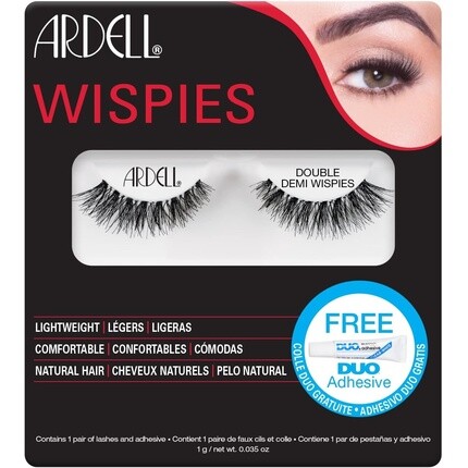 Накладные ресницы ARDELL Double Up Demi Wispies из натуральных волос — легкие, гибкие и многоразовые
Накладные ресницы ARDELL Double Up Demi Wispies из натуральных волос — легкие, гибкие и многоразовые