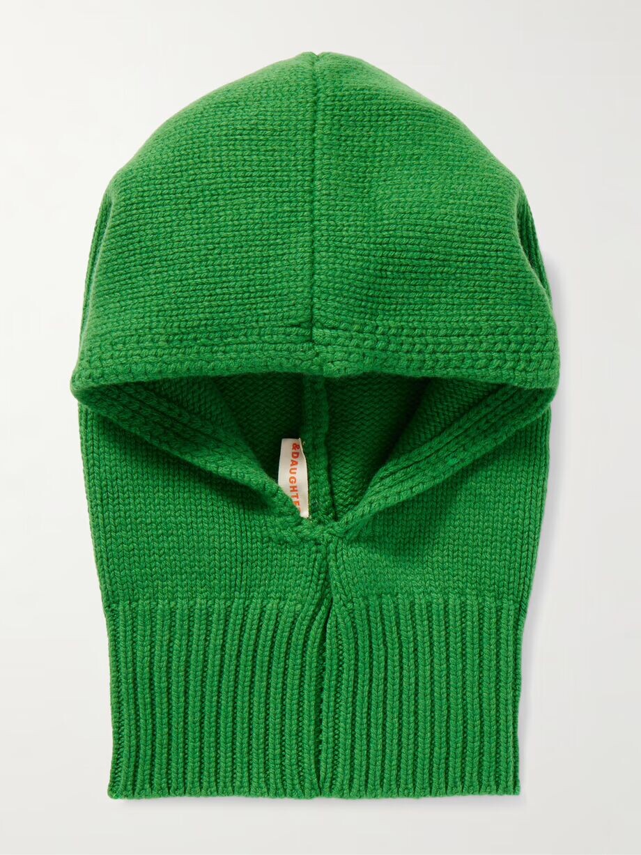 Шерстяной капюшон &Daughter, зеленый
Шерстяной капюшон &Daughter, зеленый