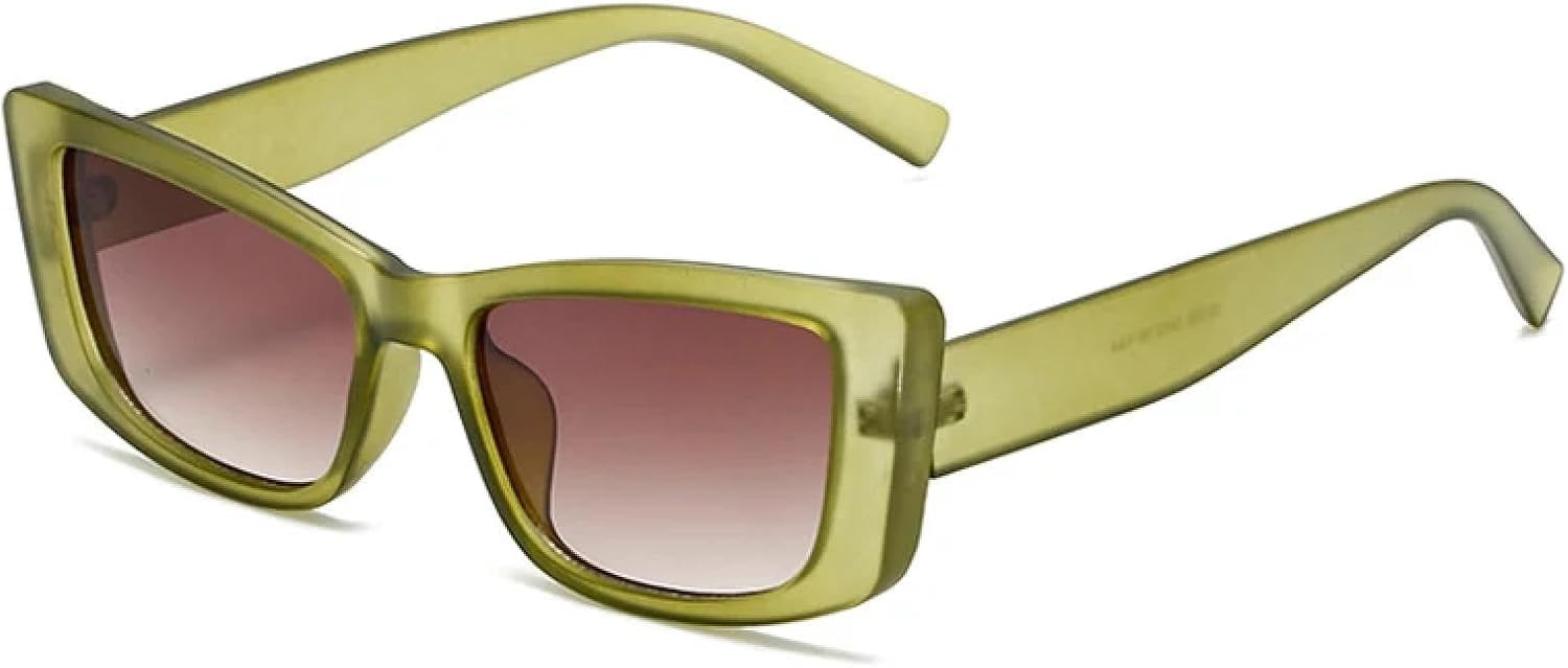 Модные маленькие солнцезащитные очки «кошачий глаз» для женщин, солнцезащитные очки UV400 в стиле ретро с градиентом, матовые солнцезащитные очки для мужчин TVTBBVV, Matte Green Tea
Модные маленькие солнцезащитные очки «кошачий глаз» для женщин, солнцезащитные очки UV400 в стиле ретро с градиентом, матовые солнцезащитные очки для мужчин TVTBBVV, Matte Green Tea