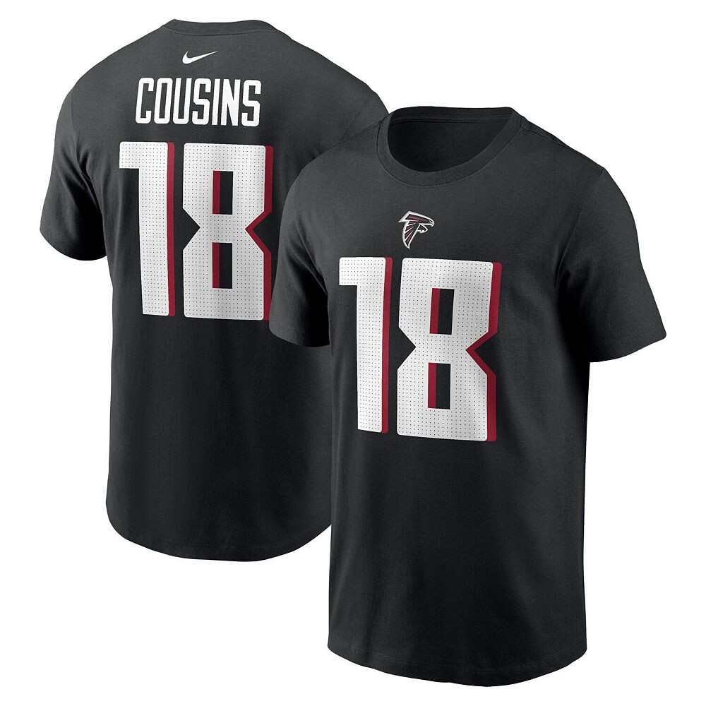 Мужская черная футболка Nike Kirk Cousins Atlanta Falcons с именем и номером игрока, цвет Fal Black
Мужская черная футболка Nike Kirk Cousins Atlanta Falcons с именем и номером игрока, цвет Fal Black