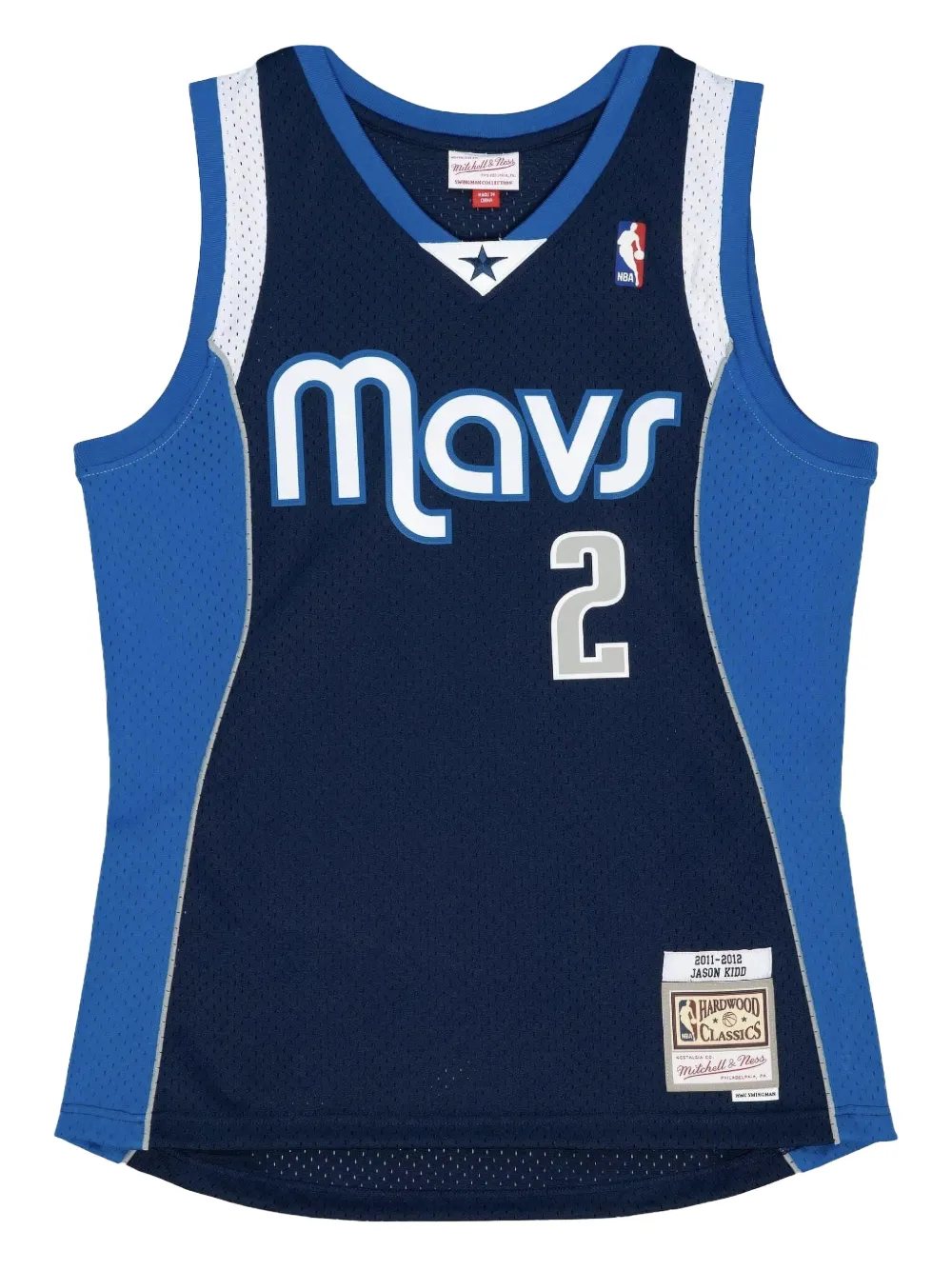 Топ "NBA Dallas Mavericks 2011 Jason Kidd" Mitchell & Ness, синий
Топ "NBA Dallas Mavericks 2011 Jason Kidd" Mitchell & Ness, синий