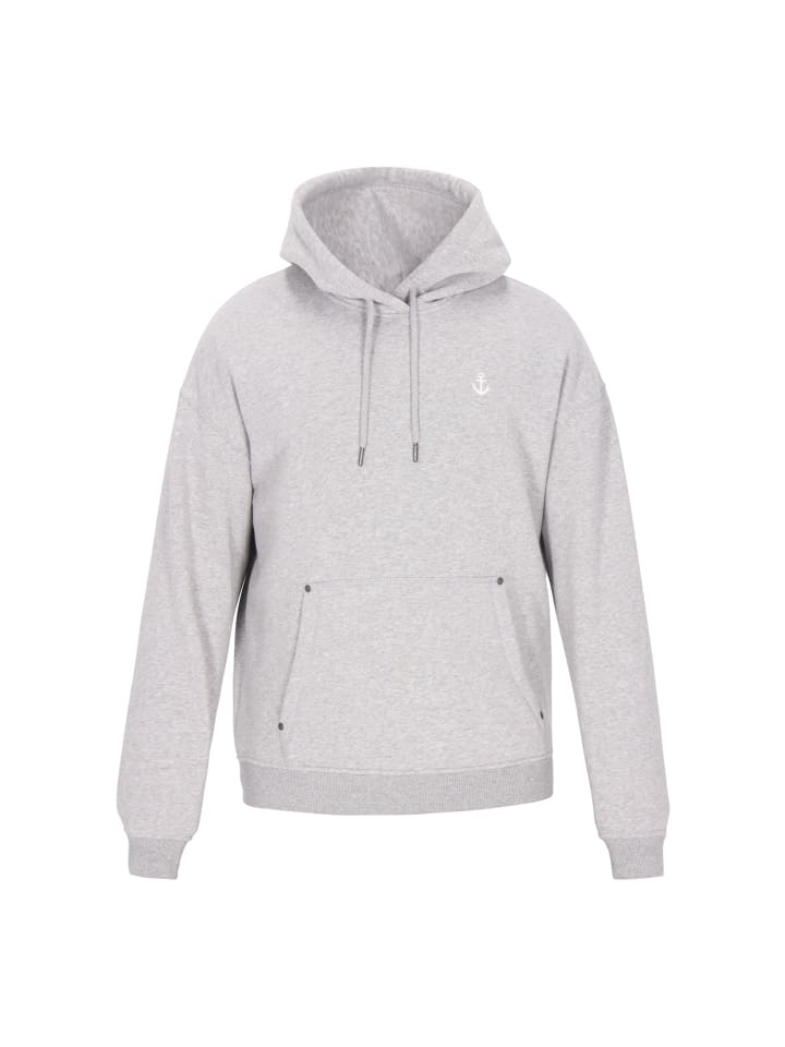 DreiMaster Мужская толстовка с капюшоном серого меланжевого цвета
DreiMaster Мужская толстовка с капюшоном серого меланжевого цвета
